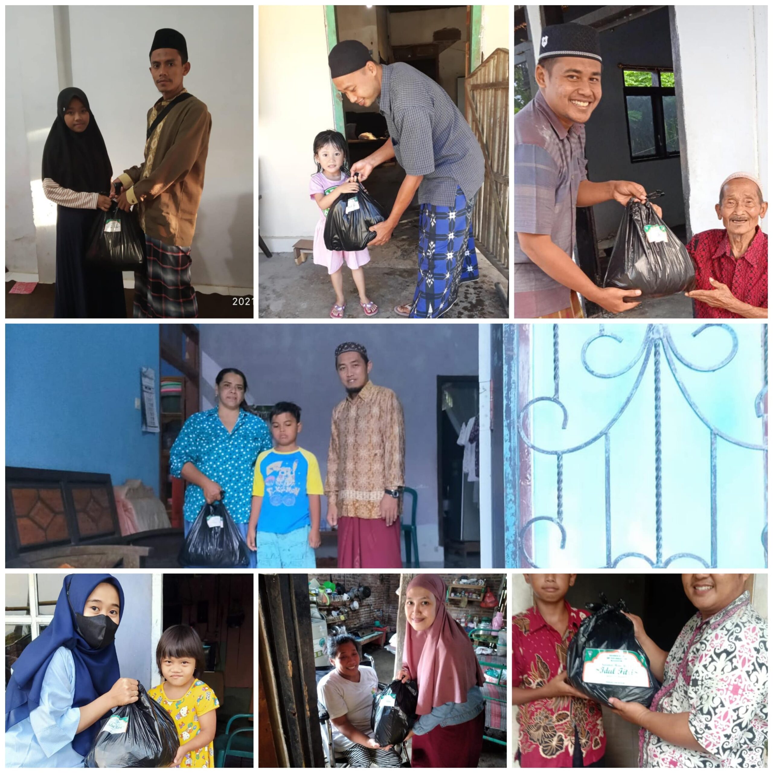 Bersilaturahmi dan Berbagi, Ditengah-tengah Pandemi. Bersama SMP Peduli.