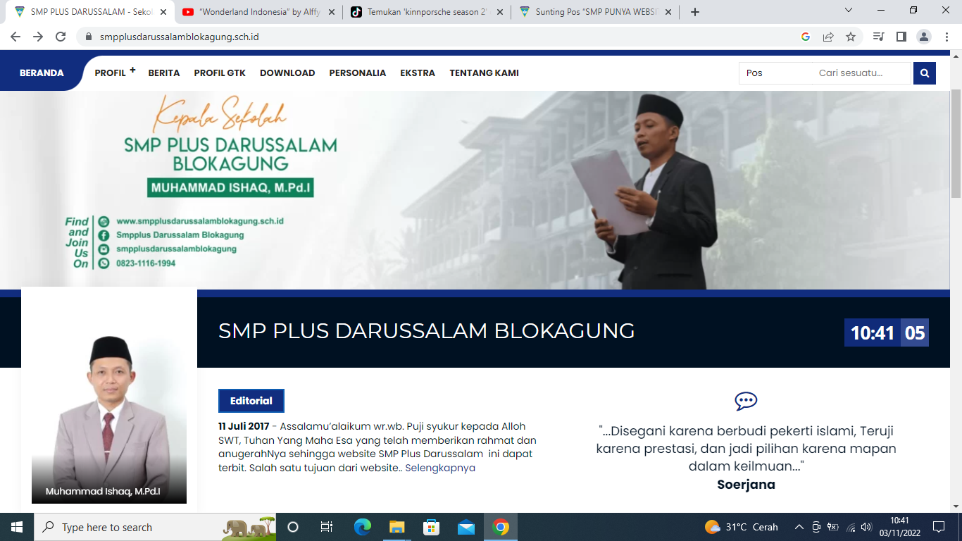 SMP PUNYA WEBSITE ?!!
