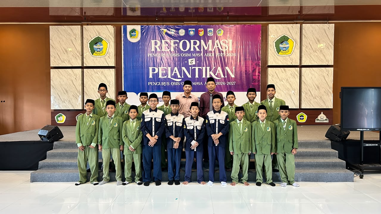 Pemilihan dan Pelantikan Pengurus OSIS SMP Plus Darussalam Periode 2026/2027, Wujudkan Regenerasi Kepemimpinan Santri