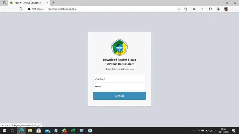 Penerimaan Raport Siswa Secara Online